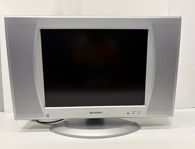 Sharp LC-15SH4U 15  Liquid Crystal LCD Flatscreen TV 480p Portable Retro Gaming