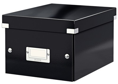 LEITZ Ablagebox Click & Store WOW, DIN A5, schwarz