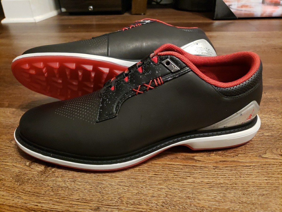 Size 10 Nike Jordan ADG 5 Golf Shoes Bred Spikeless FQ7874 