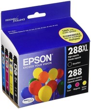 Epson 288XL Cyan, Magenta, Yellow and Black Ink Cartridge Set T288XL-BCS 