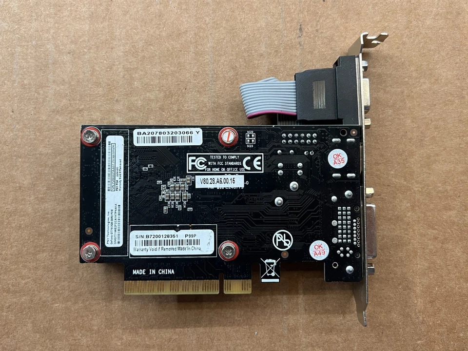 PNY NVIDIA GeForce GT 710 2GB DDR3 PCIe Graphics Card GPU - Image 2 of 4