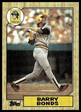 1987 Topps / Barry Bonds ROOKIE