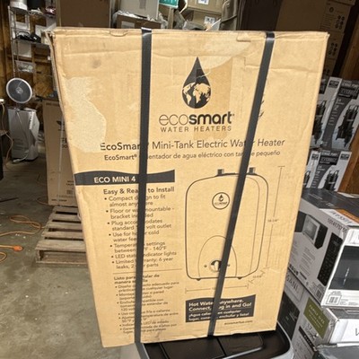EcoSmart ECO MINI 4 Compact Mini-Tank Electric Water Heater 4 Gal 120V 1440W