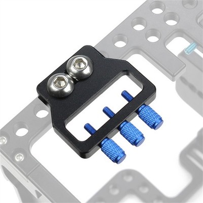 New Cable Clamp For Camera Cage Quick Release Plate  Cable Clip Mount Adapter