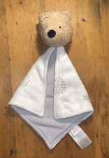 Lambs Ivy Disney Baby WINNIE THE POOH Lovey White Gray Security Blanket Plush