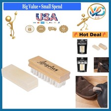 Suede Nubuck Cleaner Kit Eraser  Nylon Brush for Shoes Bags Jackets