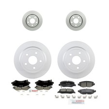 Front Rear Bosch Disc Brake Rotor Kit For 201...