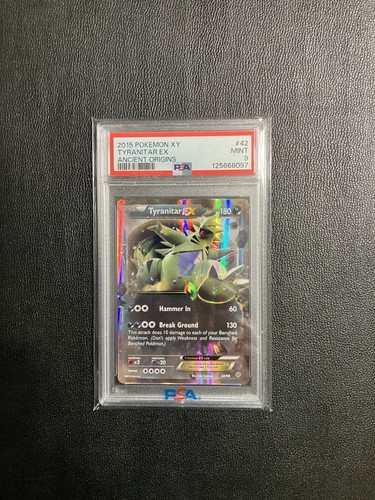 Tyranitar-EX graded PSA 9 for sale on eBay