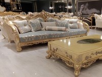 Sitz Dreisitzer Sofa 3 Sitzer Sofas Stoff Stil Barock Rokoko MöBel Klassische