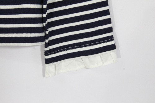 Janie and Jack Merchant Marine Striped Collared Top Girls 10 NEW Nautical Cotton - Picture 7 of 8