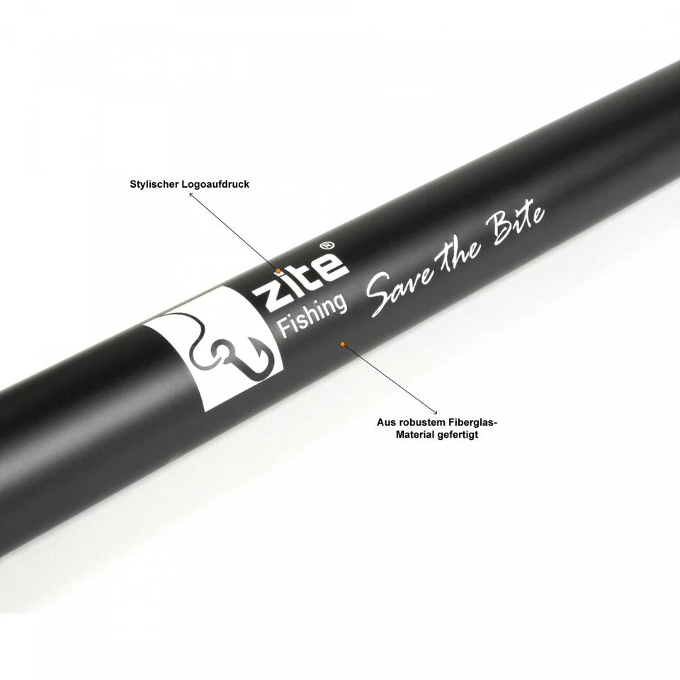 Stipprute Stipp 3-7m Fiberglas Angelrute Teleskoprute Spitzenring Zite Fishing - Bild 2 von 4