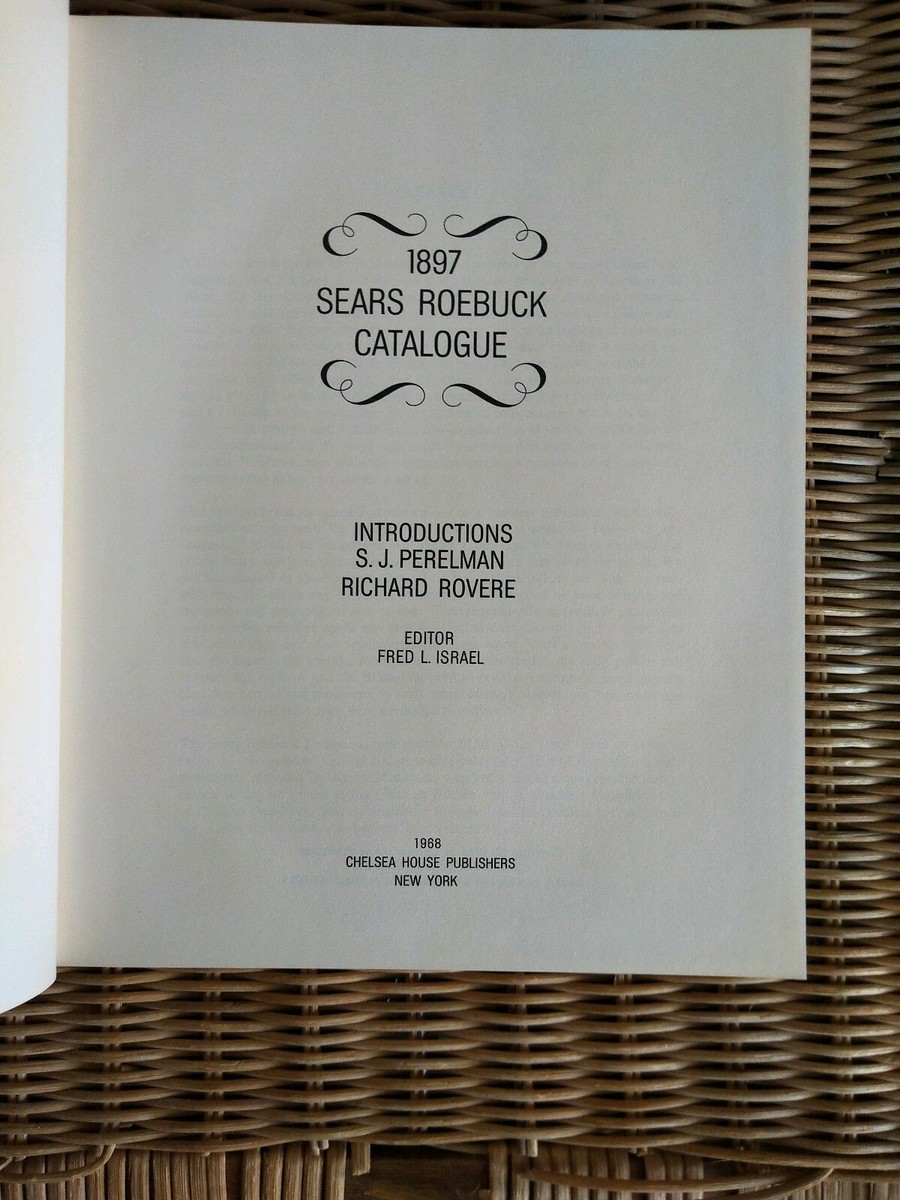 Sears Roebuck 1897 Catalog Issued 1968 Hardback Used | eBay Sears Roebuck 1897 Catalog Issued 1968 Hardback Used | eBay