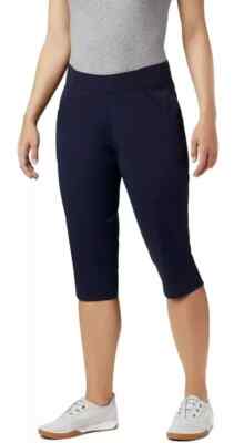 Columbia Women's Active Fit Omni-Shield Pull-On Capri Pants, Blue , Black , Gray