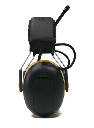3M Peltor AM/FM Radio HEADPHONES with Slim BELT CLIP and BATTERIES ...