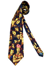 2251 ) CIRQUE DU SOLEIL MEN'S TIE 100% SILK MADE IN USA