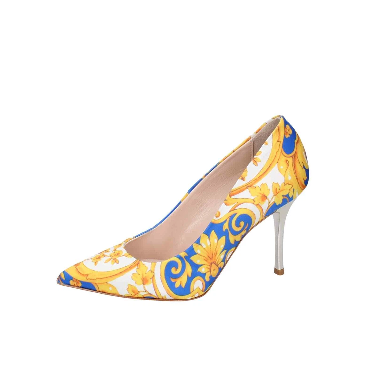 Scarpe col shop tacco gialle