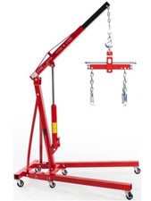 CHEVRE ATELIER GRUE DE LEVAGE HYDRAULIQUE PLIANTE 2T + PALONNIER