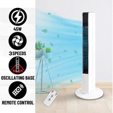 Image of Tower Fan 34" Electric Cooling Fan with Remote Control Oscillating Fan Quiet NEW