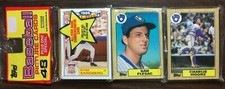 1987 TOPPS Rack Pack RYNE SANDBERG A/S Glossy on Top WINFIELD on Bk E5020602
