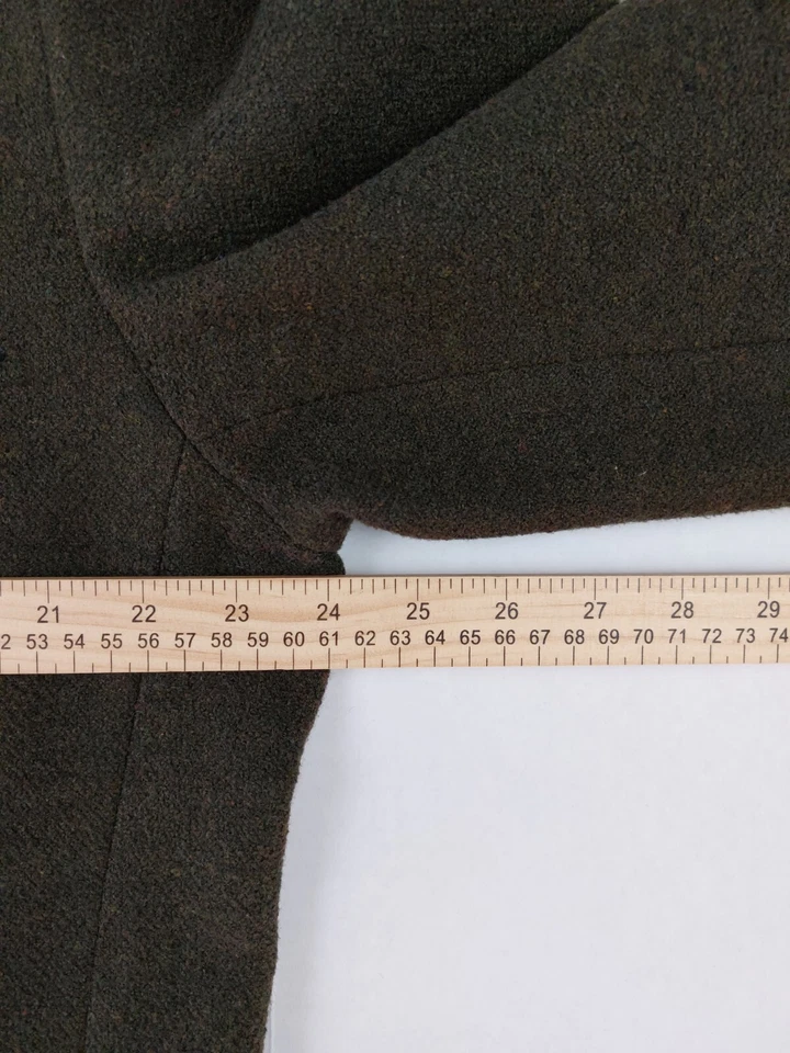 Structure Le Collezioni Sport Coat Blazer Mens XL Green Tweed Wool Cashmere - Image 3 of 4