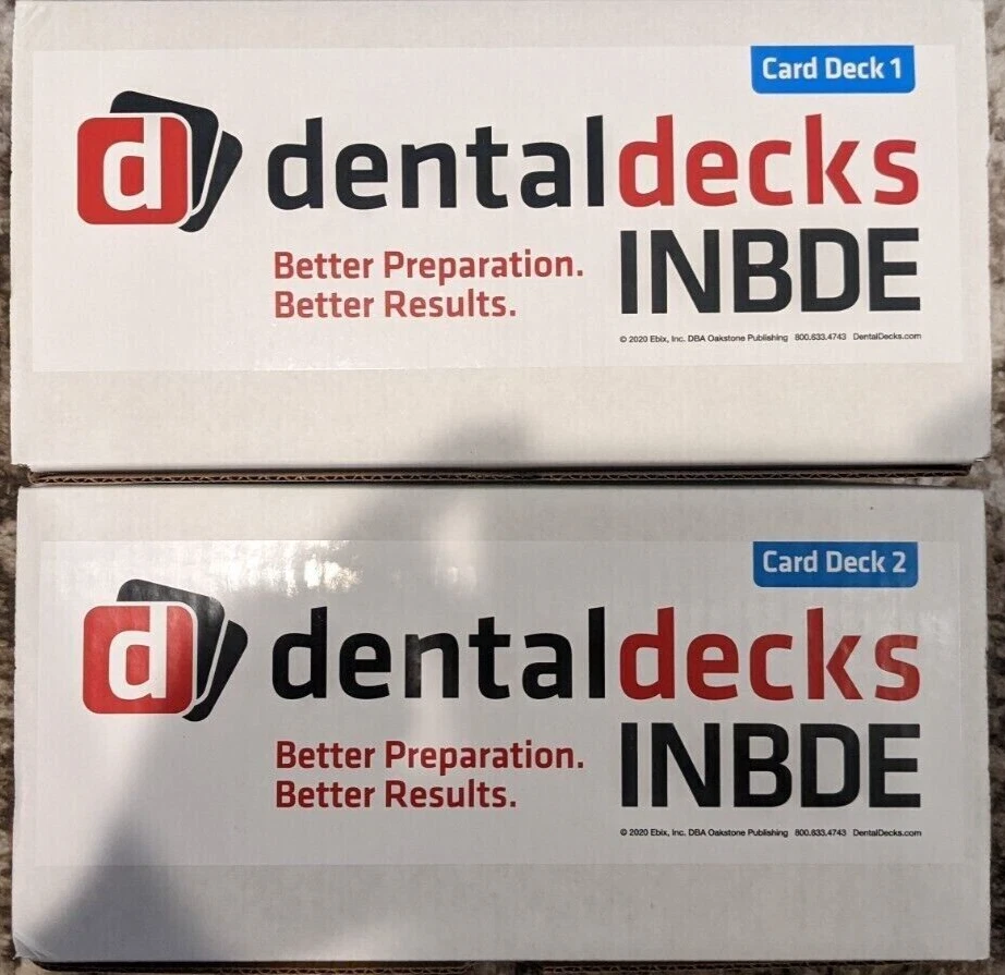 INBDE DENTAL DECKS - 2022 EDITION (Include Case Study & Oral Pathology Booklets)