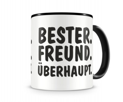 Samunshi Bester Freund Überhaupt Tasse  2 Farben H:95mm / D:82mm