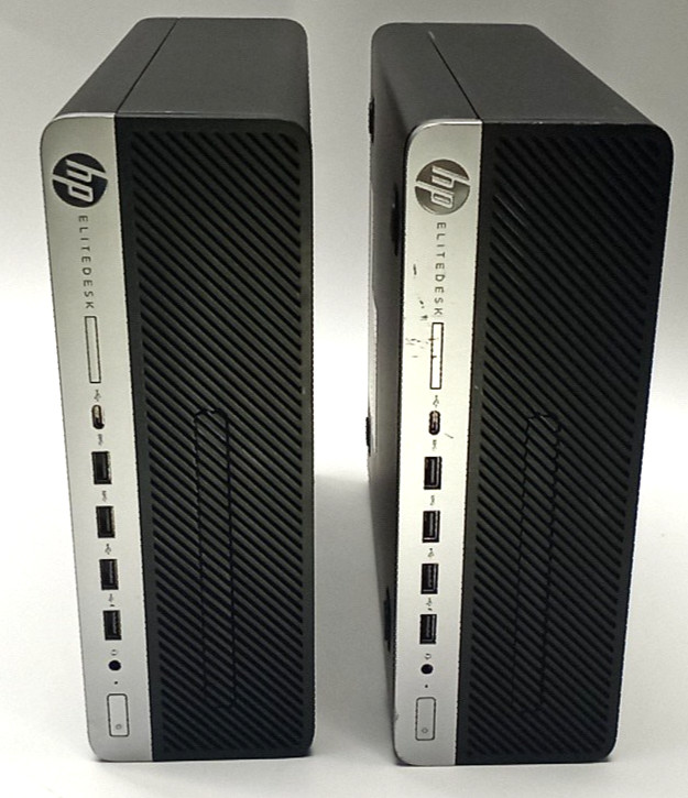 Lot of HP EliteDesk 705 G4 SFF AMD Ryzen Pro 2400G 8GB RAM No