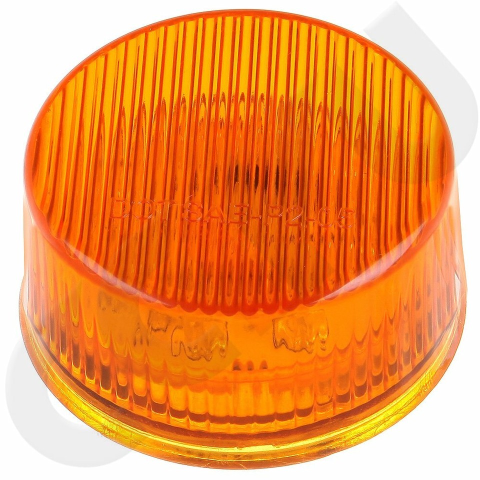 5 Red Round 2" Side Marker Lights Clearance 9 LED Truck Trailer Lamps W/ Plugs E - Foto 9