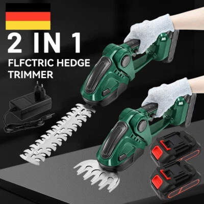 MARKENLOS Für Makita Akku Grasscheren Heckenschere Strauchschere Rasenschere mit 2 Akku