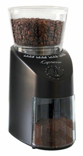 Capresso Metal Die-Cast Housing Conical Burr Expresso Coffee Grinder Electric Photo Related