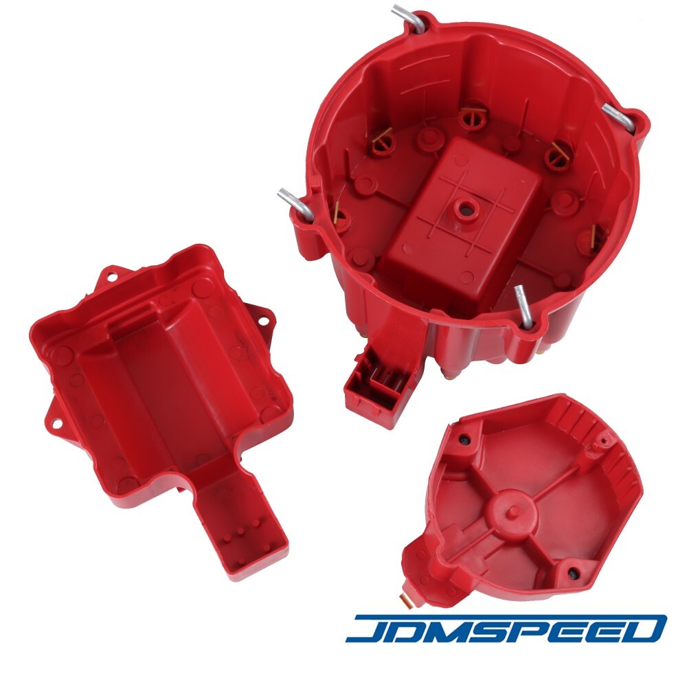 Red HEI Large Distributor Cap Rotor Kit Fit CHEVY GM SBC BBC