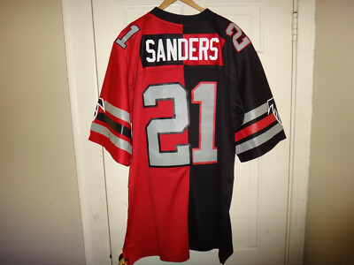 Mens Big &Tall Deion Sanders 1989 Mitchell & Ness Falcons Split