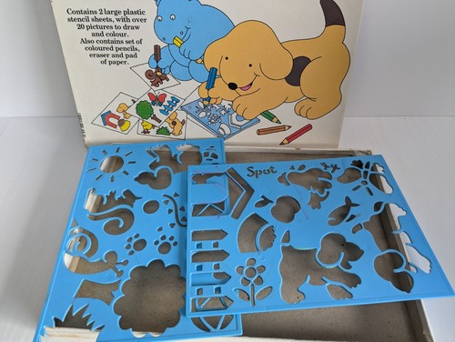 Spot's Stencil Set - 1988 Vintage - Eric Hill - Children's Drawing - Picture 2 of 2