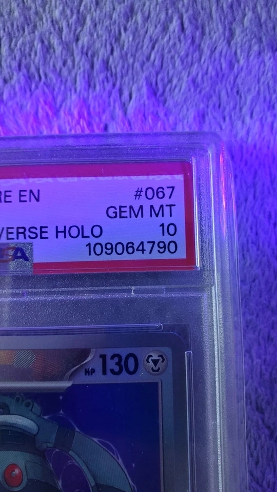 Bronzong Master Ball Pattern 067/131 Prismatic Evolutions Reverse Holo PSA 10 - Image 3 of 4