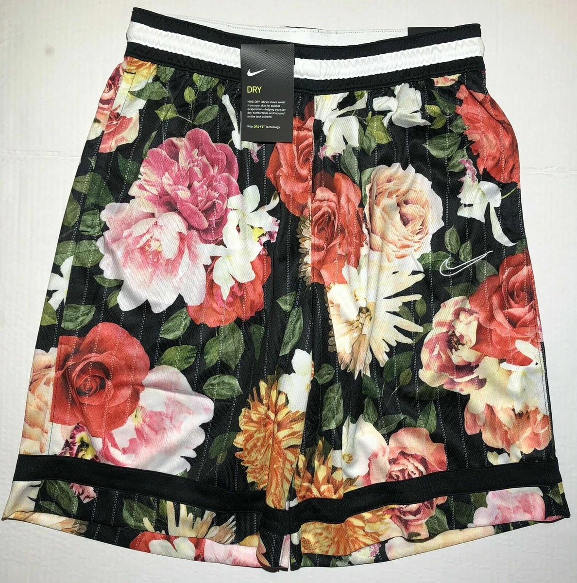 Nike Victory Printed 10 Floral Basketball Shorts Men s Size S New