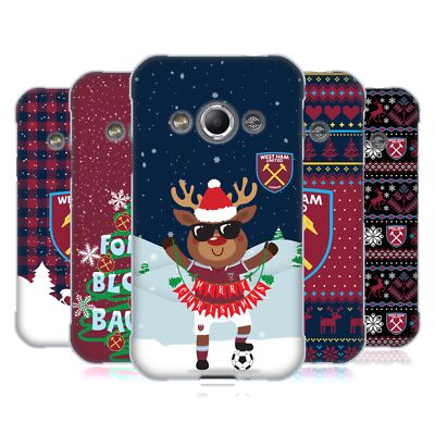 OFFICIAL WEST HAM UNITED FC CHRISTMAS SOFT GEL CASE FOR SAMSUNG PHONES 4