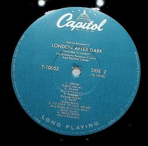 1957 London After Dark Norrie Paramor Patricia Clarke Violin Vinyl LP Record VG+ - Picture 3 of 4