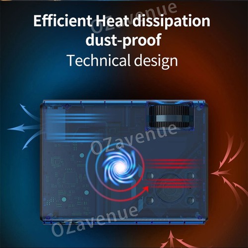 5G WiFi 4K 1080P Support Bluetooth Android Projector Outdoor Home Cinema HDMI AV - Picture 7 of 14