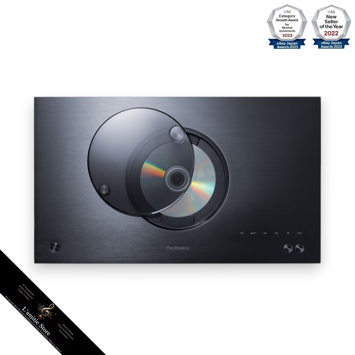 Technics SC-C70MK2 CD Player Black Wi-Fi USB Japan C70 MK2 Technics SC-C70MK2 CD Player Black Wi-Fi USB Japan C70 MK2