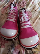 Professional Clown Shoes Costume Pink