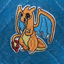 Charizard Patch Pokemon Iron On Embroidered Pocket Monster