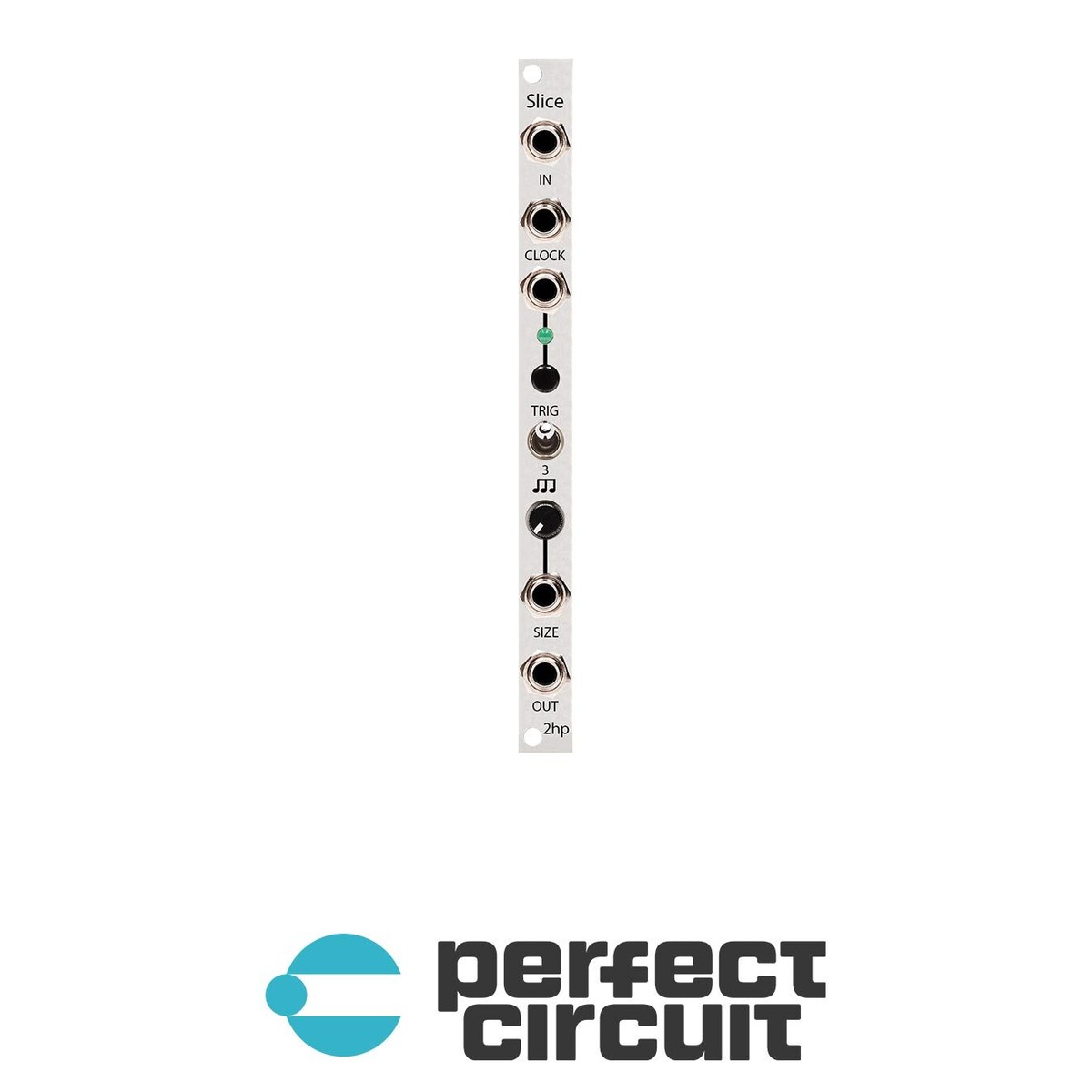 2hp Slice Beat Repeat + Glitch Effect Silver EURORACK - NEW