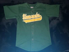 Vintage Team Work Athletic Apparel Shamrocks #19 Irish Green Jersey Size Large