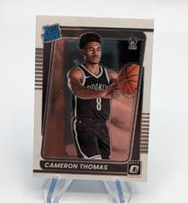 Cameron Thomas 2021-22 Panini Donruss Optic Basketball Rated Rookie RC #153 Nets