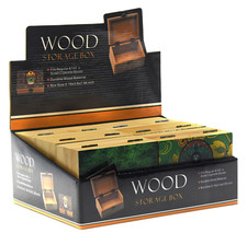 Holz Box Atomic, Aufbewahrungsbox Tabakdose Geschenkbox Raucherbox Holzbox