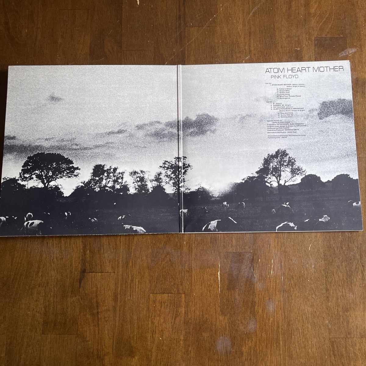 Pink Floyd Atom Heart Mother Vinyl Record 1994 Original Master