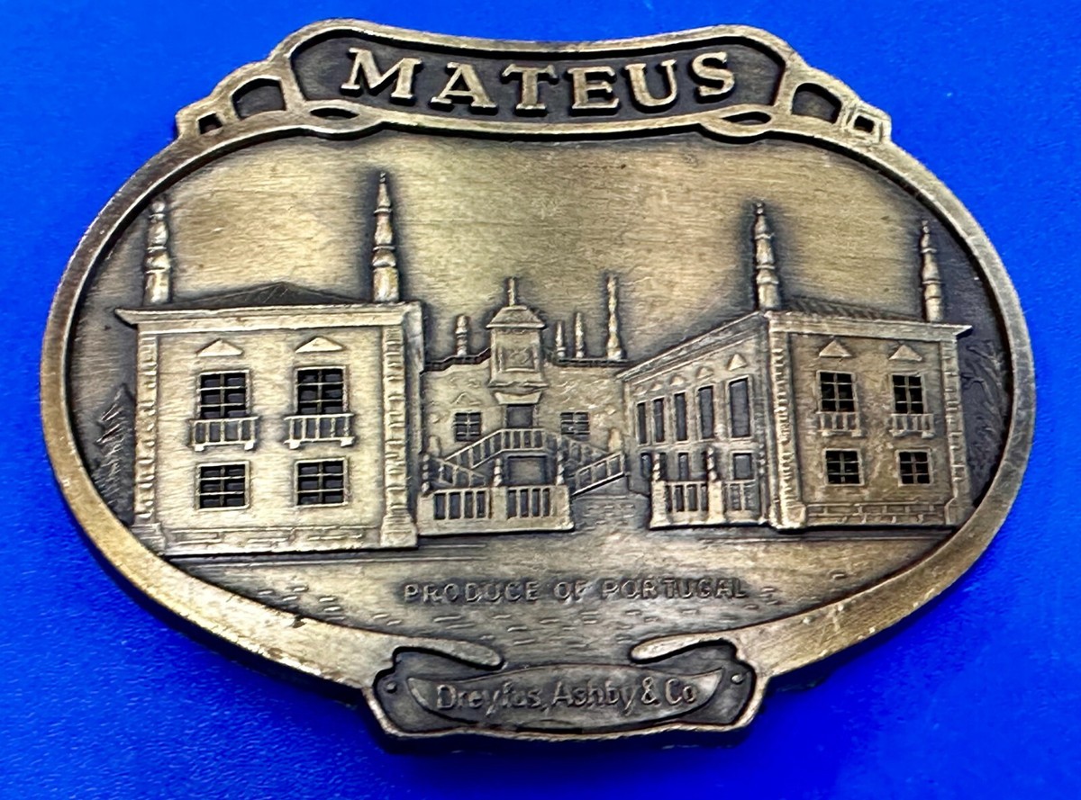 MATEUS Product Of Portugal Spain Dreyfus Ashby & Co Brass  display picture 2