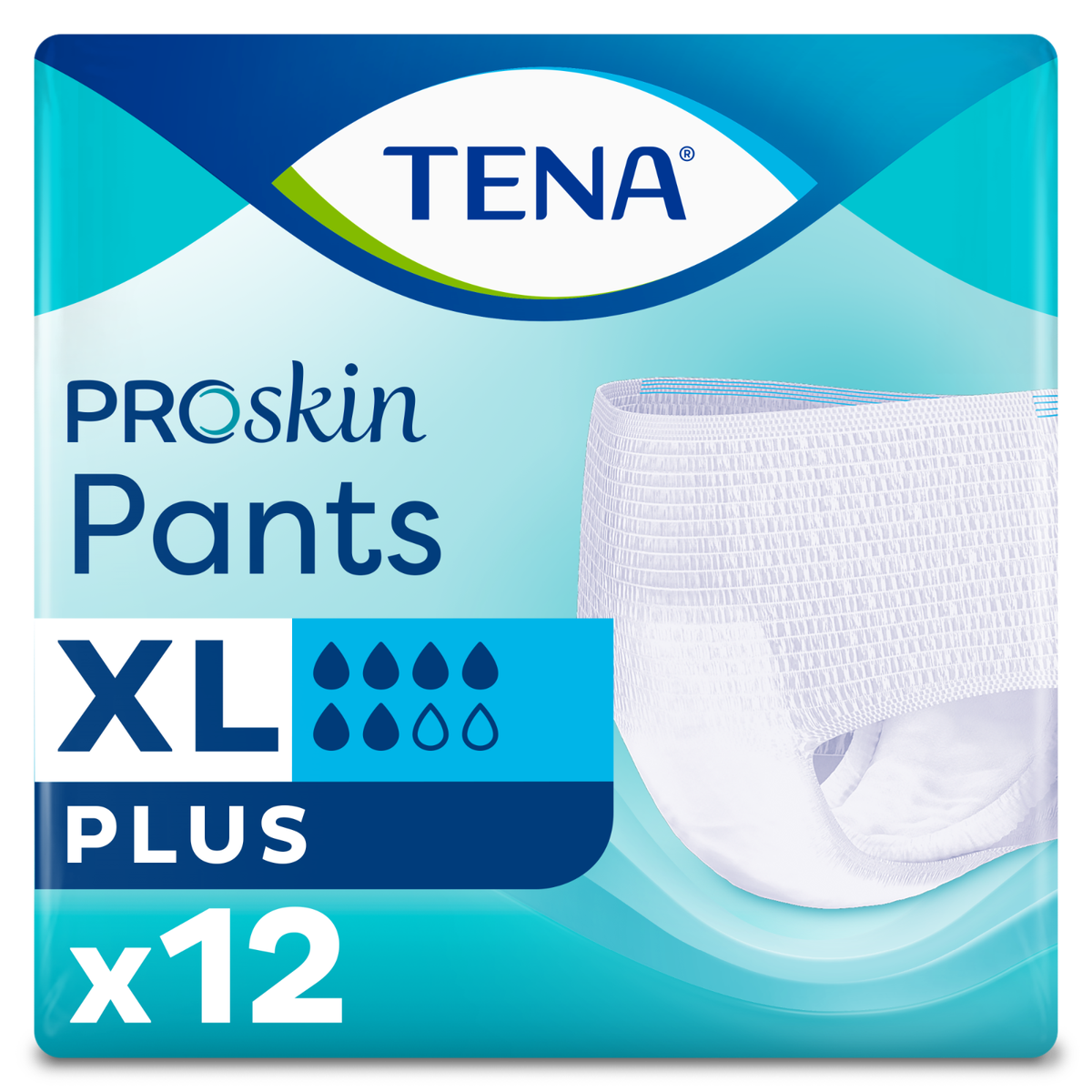 TENA Pants Plus Adult Pull Up Incontinence Pants Size Extra Large