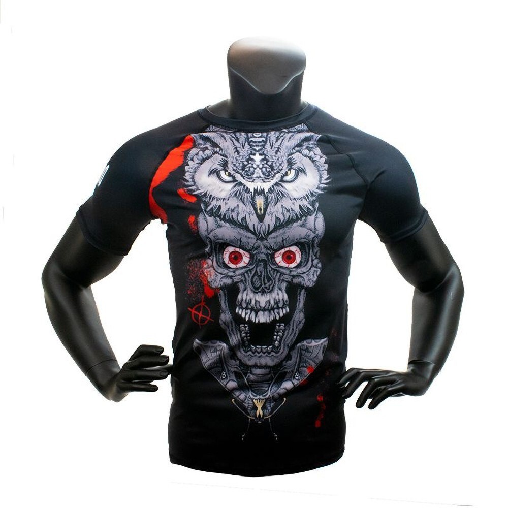 Короткий рукав Super Pro Rashguard с черепом SPRGS183-90804 9290₽