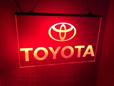 Toyota LED Neon Light Sign Man Cave Garage, Game Room , Bar